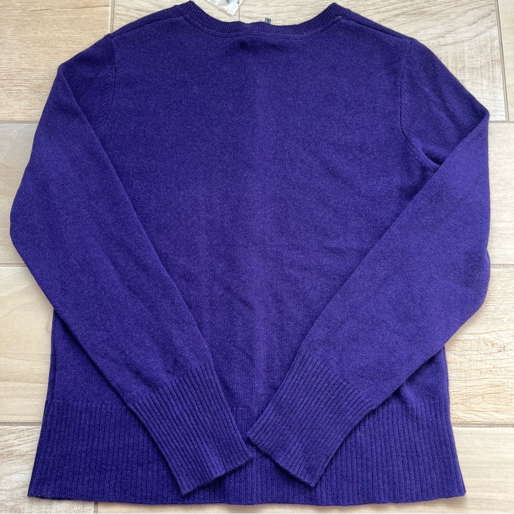 Apt. 9 🆕 100% Cashmere Cardigan Womens Large Button Front Academia Classic Prep - Picture 8 of 8
